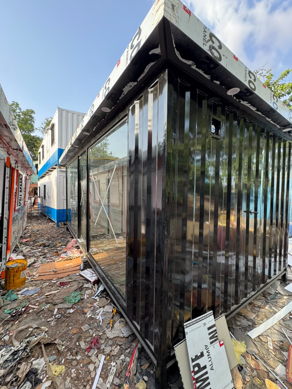 Luxury Glass Cabin Exterior Perspective