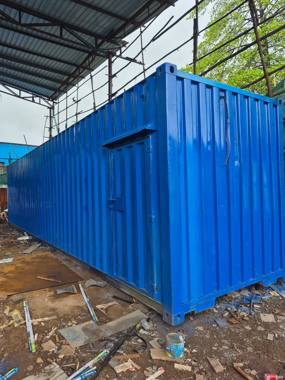 Portable Office Cabin with Executive Interiors and AC Provision
