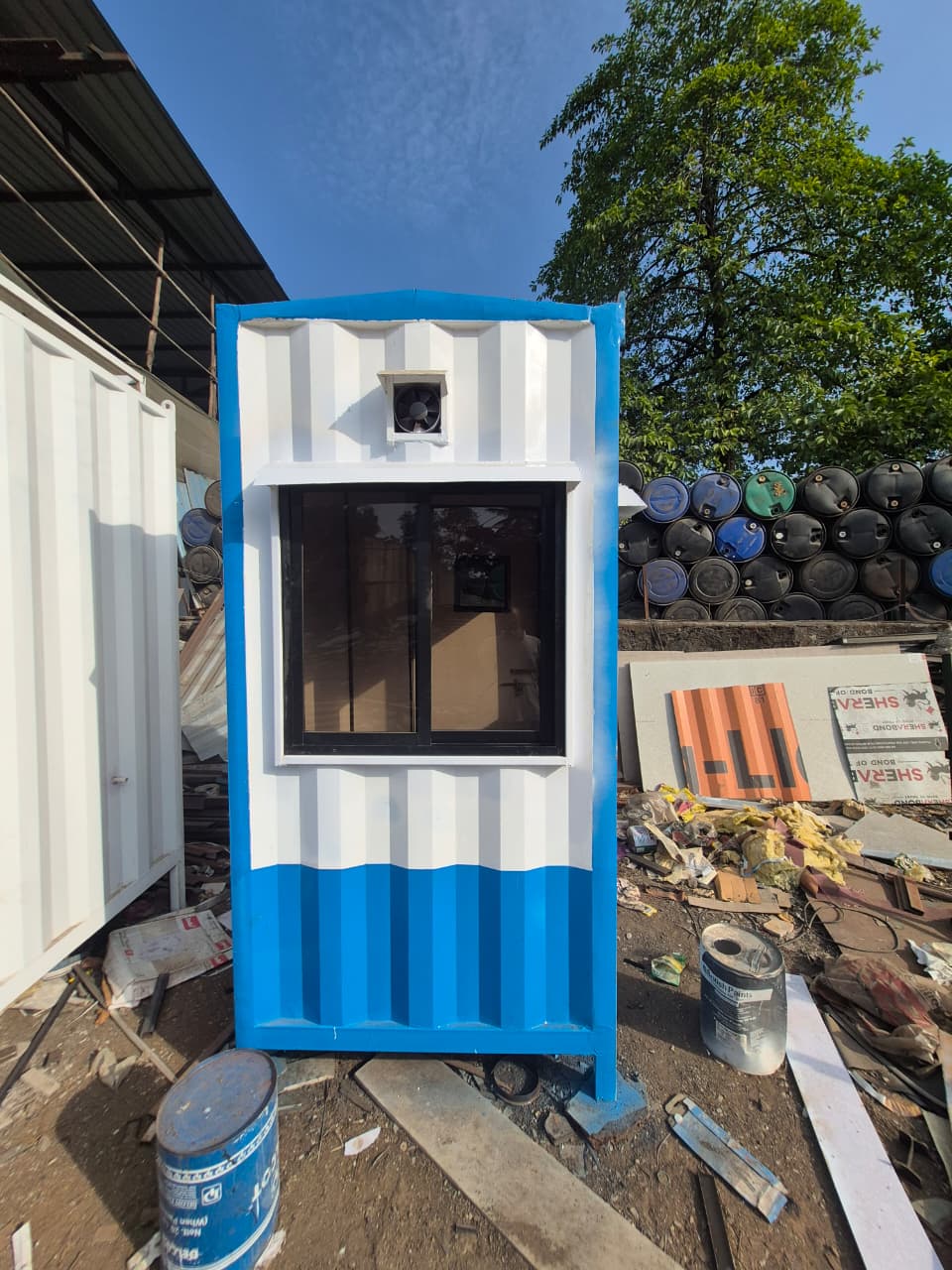 Security Cabin Deployed at Industrial Site